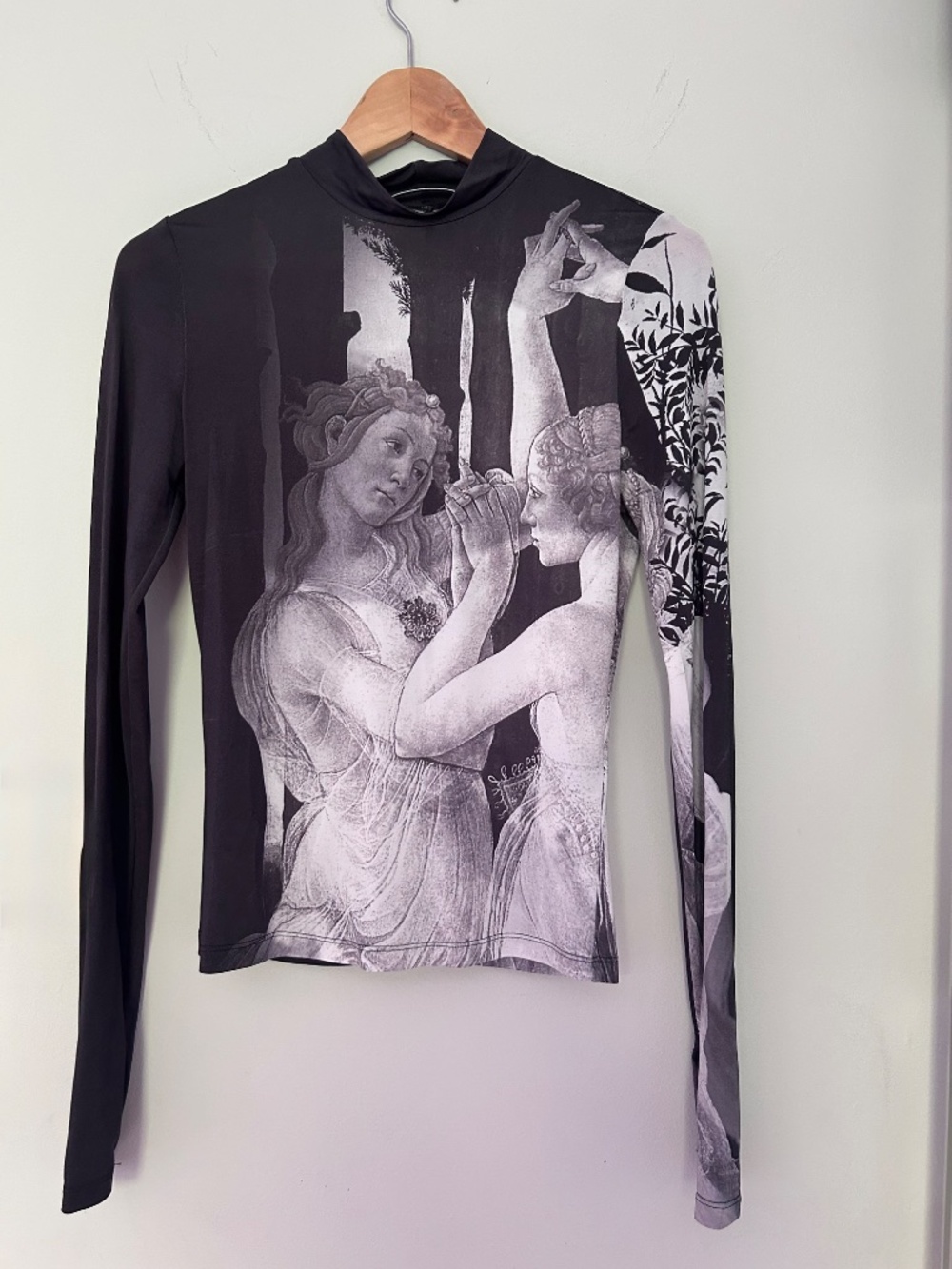 Alice + Olivia Delaina Renaissance Fresco Top size S - Picture 8 of 14